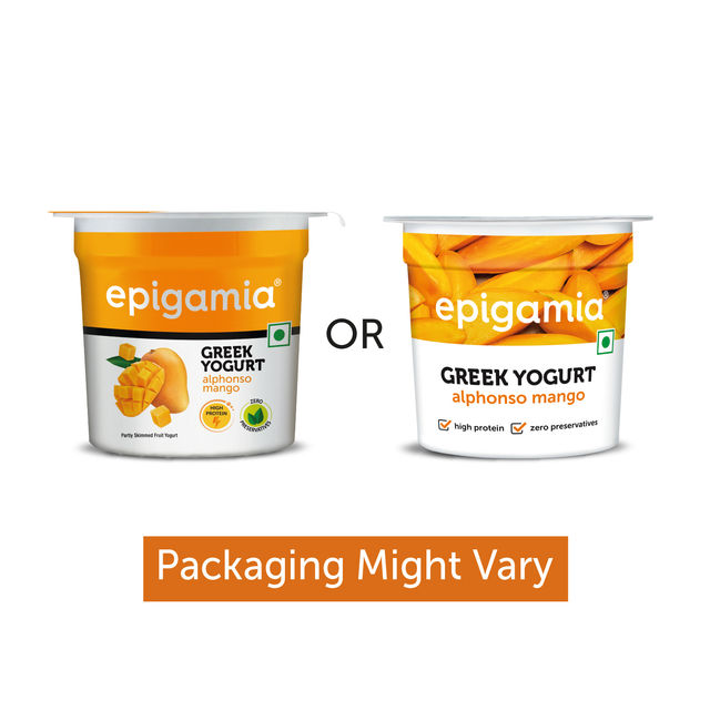 Epigamia Greek Yogurt- Alphonso Mango 85 g Combo