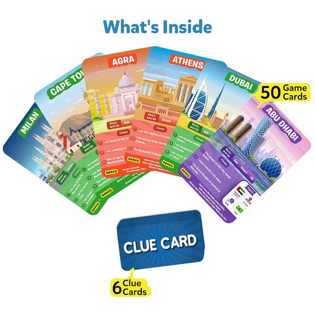 Skillmatics Card Game - Guess In 10 Cities Around The World