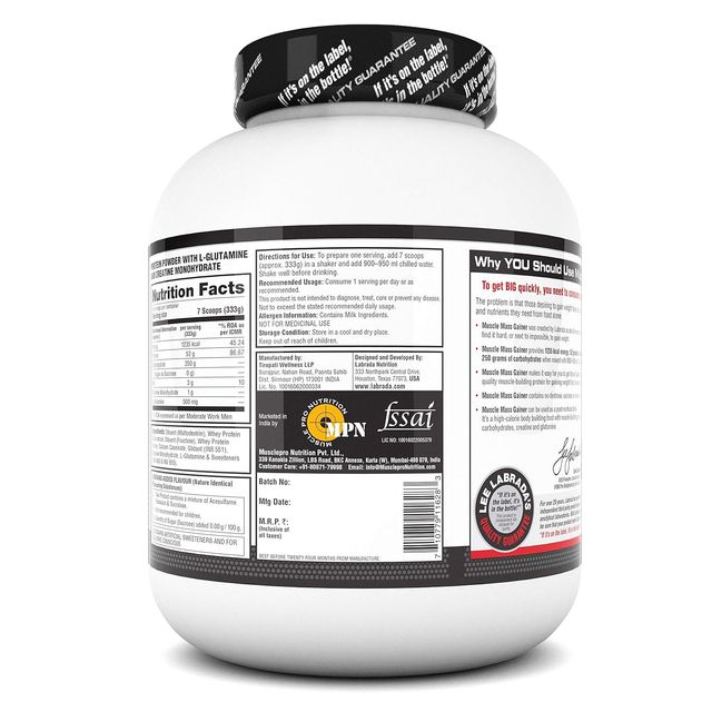 Labrada Muscle Mass Gainer Vanilla