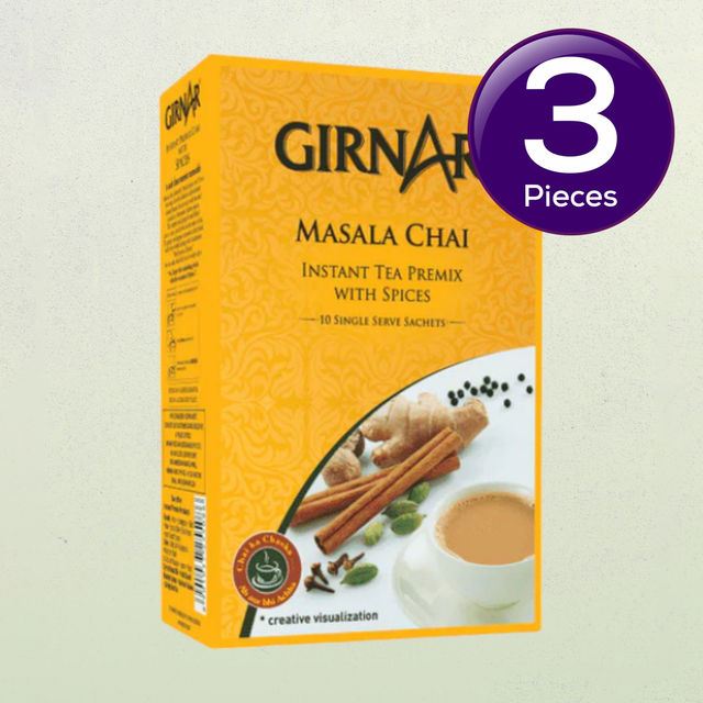 Girnar Masala Chai Instant Tea Premix 10 pc Combo