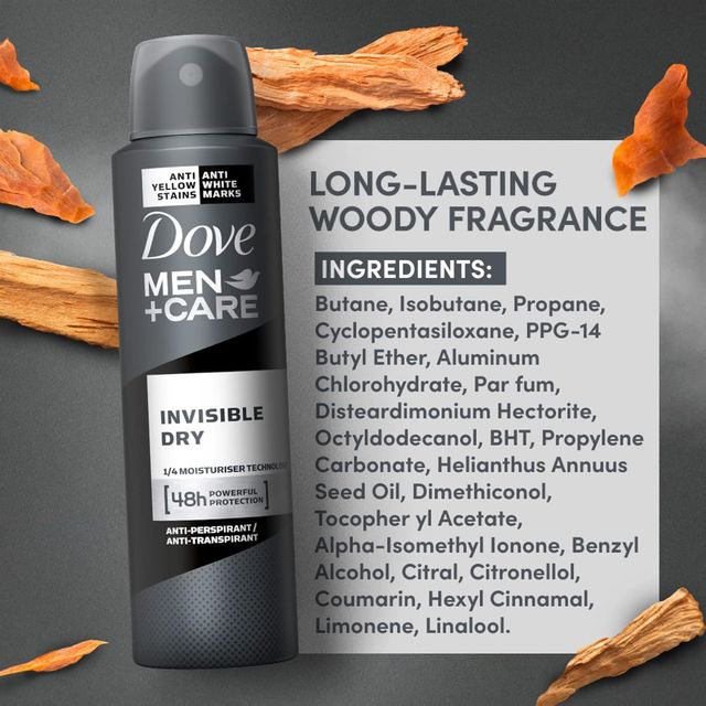 Dove Men+Care Invisible Dry Spray Antiperspirant Deodorant