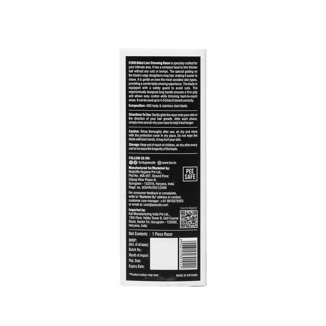 Bikini Line Razor (1pc) & Disposable Body Shaving Razor(5pc) Combo
