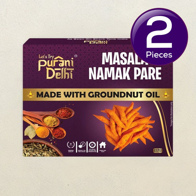 Let's Try Purani Delhi Masala Namakpare 200 g Combo