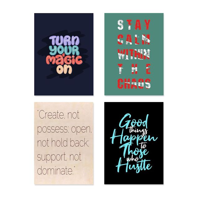 Paper Plane Design Wall Posters For Office Decor | Set of 10 | Size | 12 Inch x 18 Inch | D28