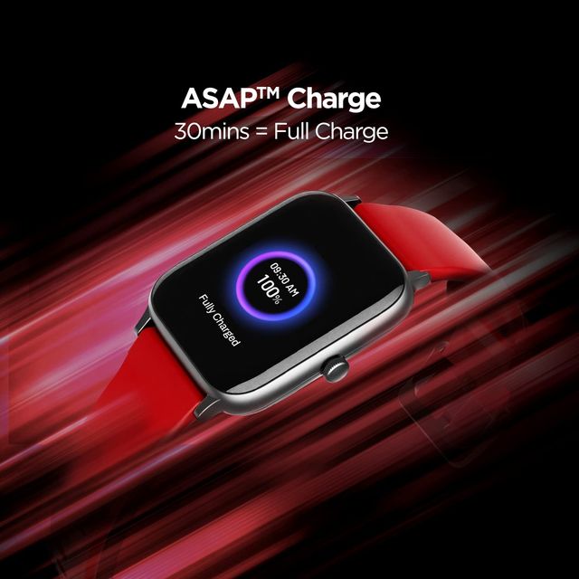 boAt Xtend Pro 1.78" AMOLED Display with Fast Charge - Raging Red