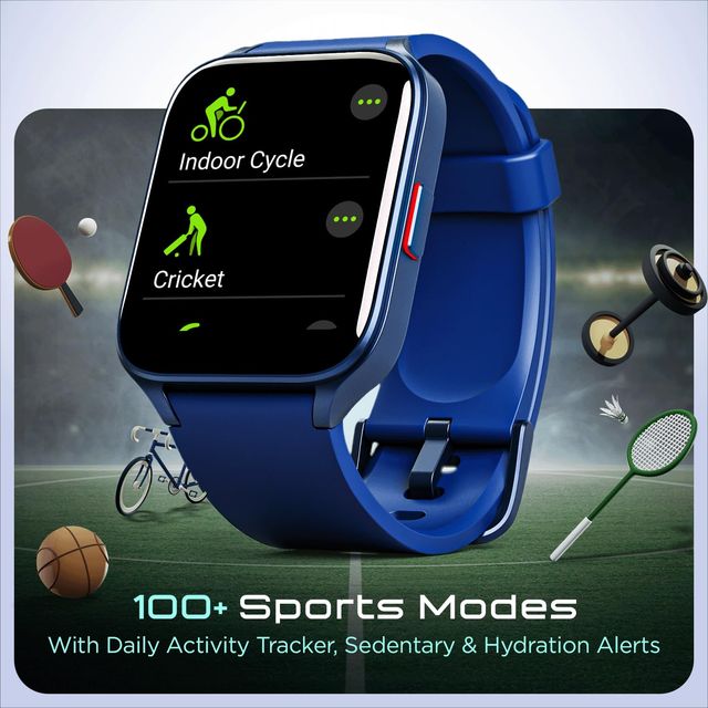 boAt Wave Max Smart Smartwatch | 1.78" AMOLED Display - Deep Blue