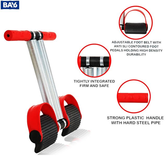 Bay6 Tummytrimmer For Abs Workout | Red