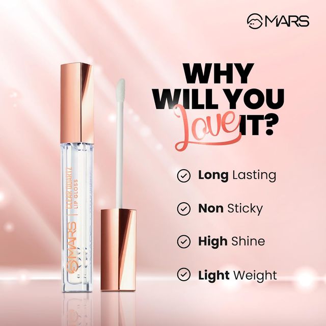 MARS Cosmetics Clear Quartz Lip Gloss (Non Tinted)