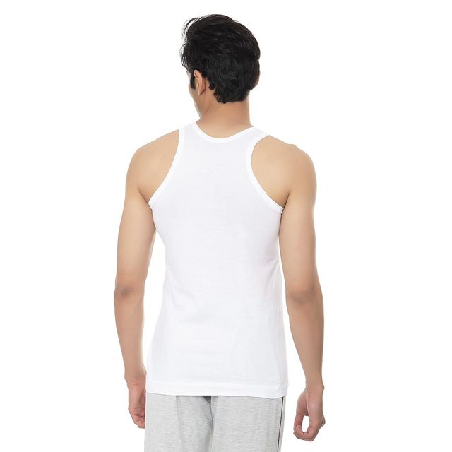 Amul Comfy Men's Vest | White - 80
