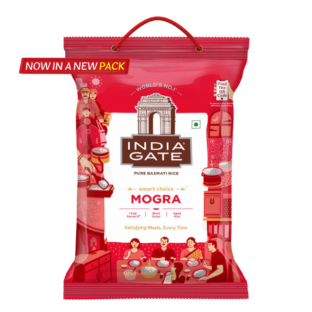 India Gate 1 Cup Serves 5 Mogra Basmati Rice | Aged Rice | Smart Choice