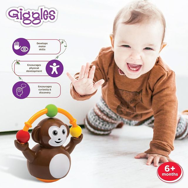 Giggles PUSH N CRAWL MONKEY-9644800