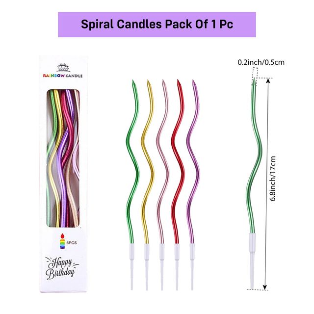 Party Propz Spiral Candles