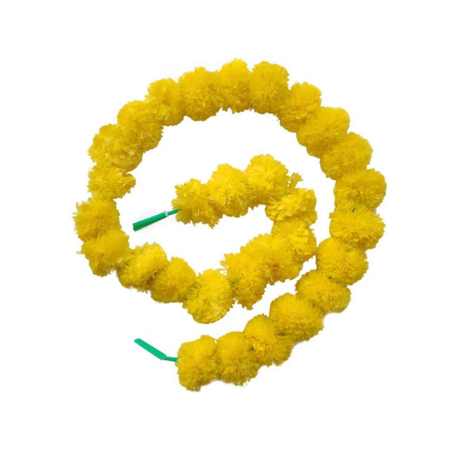 DiaCraft Marigold Artificial Flower Ladi - 2 Pc