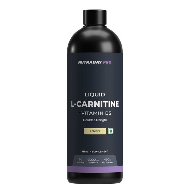 Nutrabay Pro L-Carnitine Liquid 3000Mg Lemon