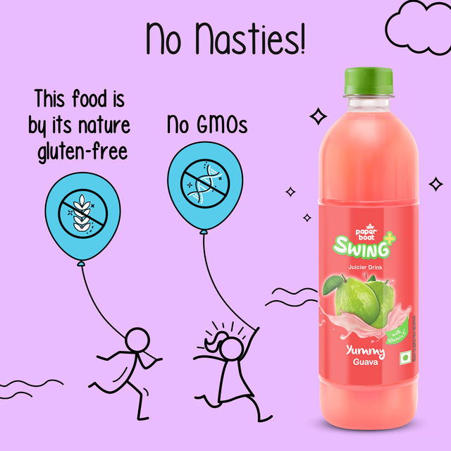 Paper Boat Swing Yummy Guava Juice 600 ml Combo
