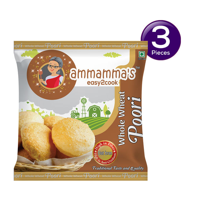 Ammamma's Poori 10 pc Combo