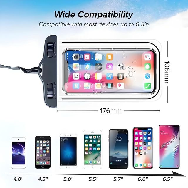 Homez it Waterproof Phone Pouch For Pool And Beach