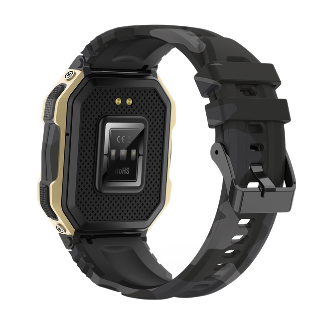 Fire-Boltt Shark Smartwatch | 1.82" Display | BT Calling - Camo Black