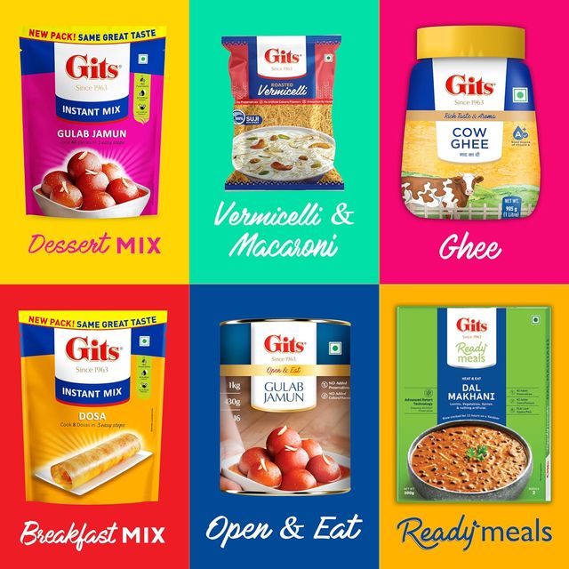 Gits Khaman Dhokla Instant Snack Mix 180 g Combo