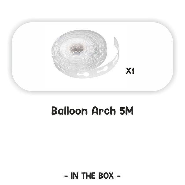 Just Party Balloon Arch Strip Roll | 5 Metres | Easy Diy Balloon Decoration Kit