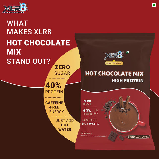 XLR8 Sports Nutrition Cinnamon Swirl Hot Chocolate Powder