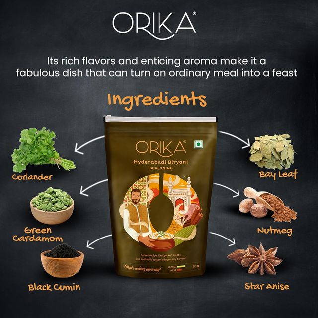 Orika Hyderabadi Biryani Seasoning | Biryani Masala