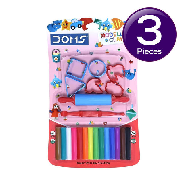 Doms Modelling Clay New 1 pc Combo