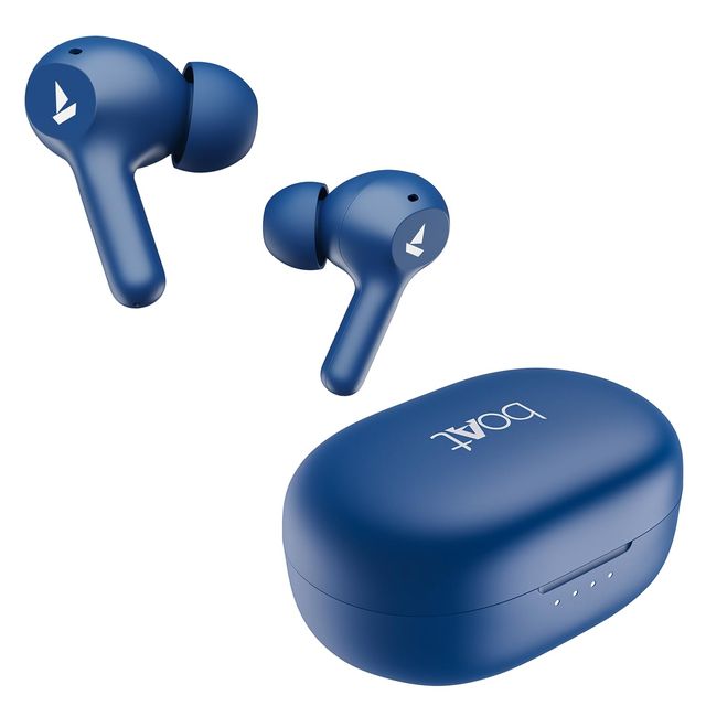 boAt Airdopes 71 TWS Earbuds w/ 40H Playtime, Dual Mics with ENx & ASAP Charge (Starry Blue)