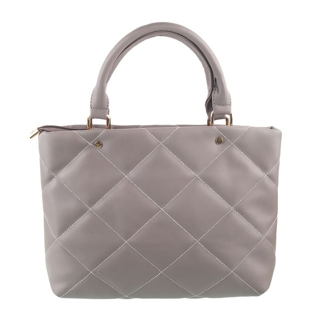 Mochi Women's Pu Satchel Bag | 66-8302-14 | Grey