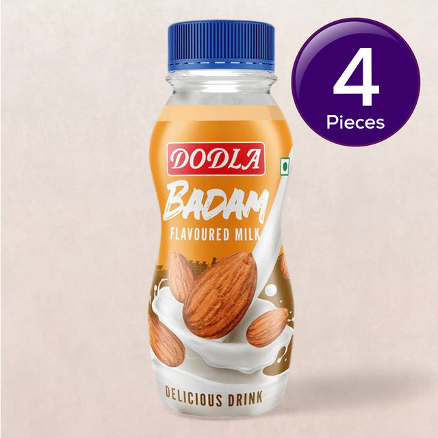 Dodla Badam Flavoured Milk 200 ml Combo