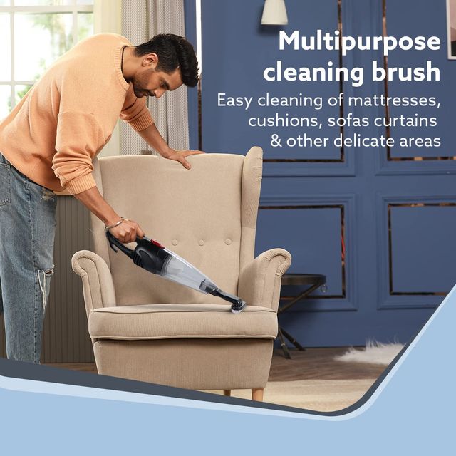 AGARO Regal 800 Watts Handheld Vacuum Cleaner, For Home Use, Dry Vacuuming, 6.5 kPa Suction power