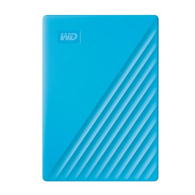 WD 2Tb My Passport Portable Hard Disk Drive | Usb 3.0 With Automatic Backup | External Hdd | Blue