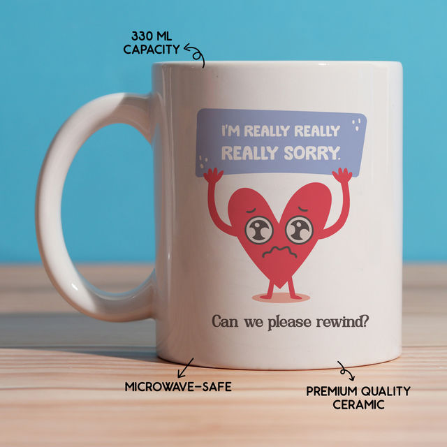 Happy Mail I'm Sorry Mug