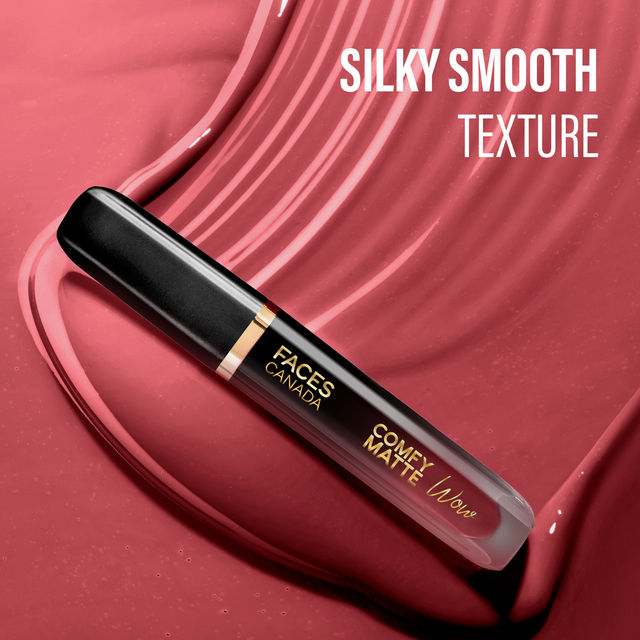 Faces Canada Comfy Matte Wow Liquid Lipstick - Maroon Maven 05 | One Swipe Application