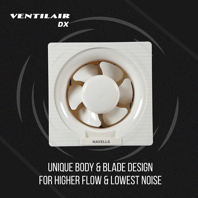 Havells Ventil Air Dx 150Mm Exhaust Fan| Cut Out Size: 6.8X6.8 Square Inches 135 280(White)