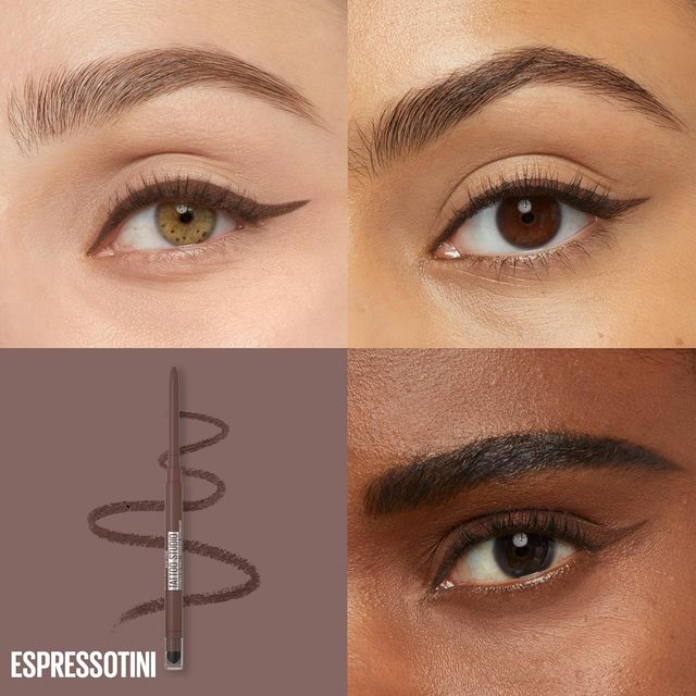 Maybelline New York Tattoo Studio Smokey Eye Kohl Gel Pencil Eyeliner, Smokey Brown