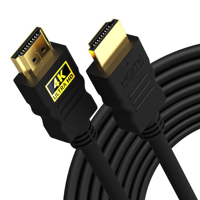 Sounce 3M High-Speed Hdmi Cable - Ultra Hd 4K X 2K Hdmi Cable Audio/Video Gold-Plated (Black)