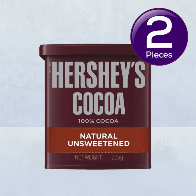 Hershey's Cocoa - Natural Unsweetened 225 g Combo