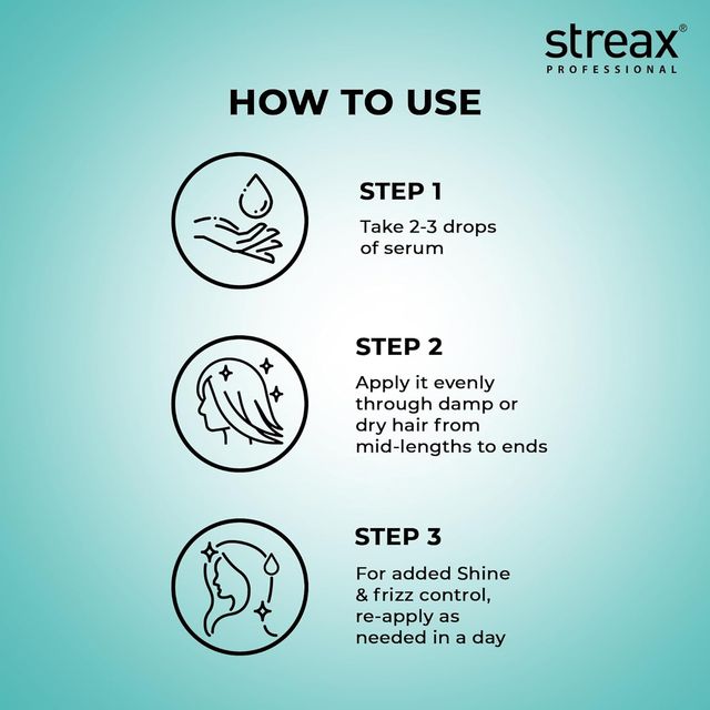 Streax Professional Vitariche Gloss Hair Serum