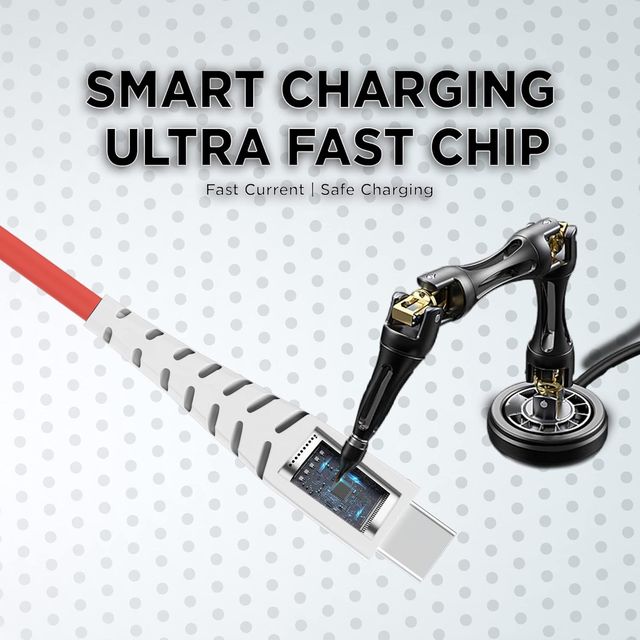 Gizmore Wdc155 Type C 65W Fast Charging Cable With 480Mbps Data Transfer Speed