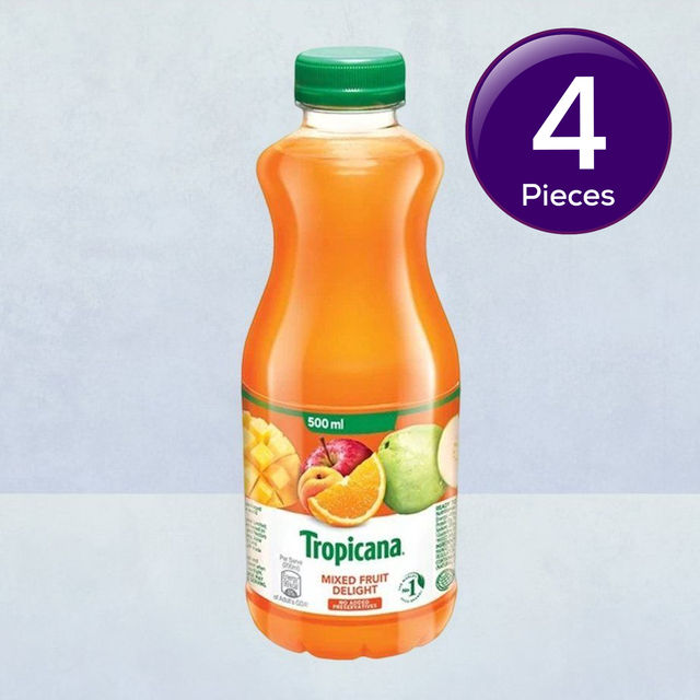Tropicana Mixed Fruit Delight Juice 500 ml X 4 Combo 