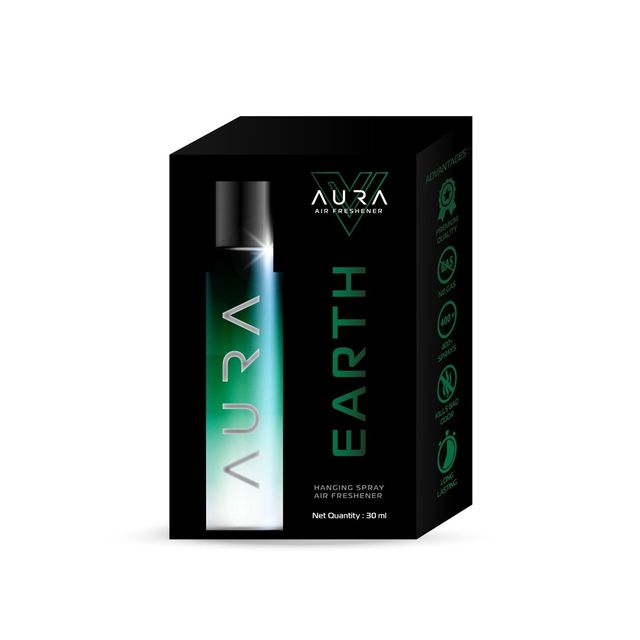 Vista Hanging Air Freshener - Perfume Spray | Earth - 400+ Sprays