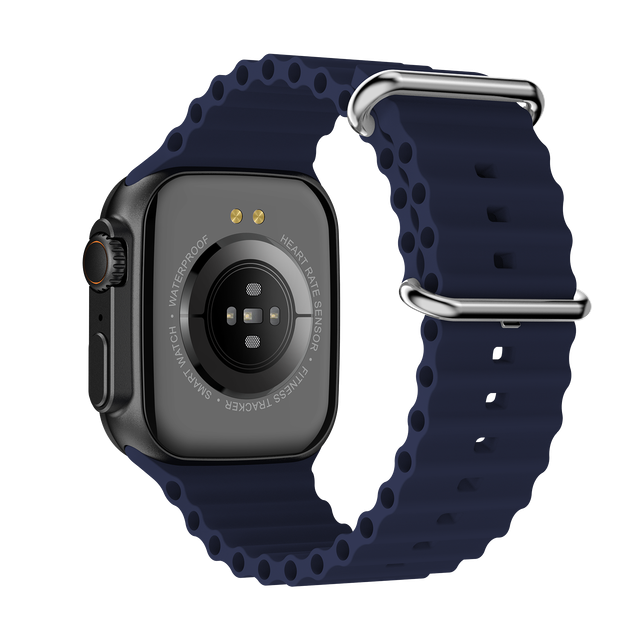 Fire-Boltt Warrior Smartwatch | 1.96" AMOLED Display | BT Calling - Navy Blue
