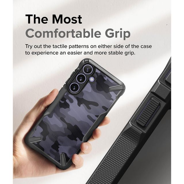 Ringke Samsung Galaxy S24 Plus Back Cover Case | Fusion X - Camo Black