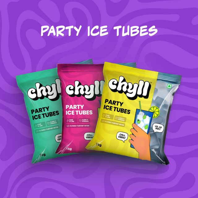 Chyll Party Ice Cubes (Tubes) | Assorted