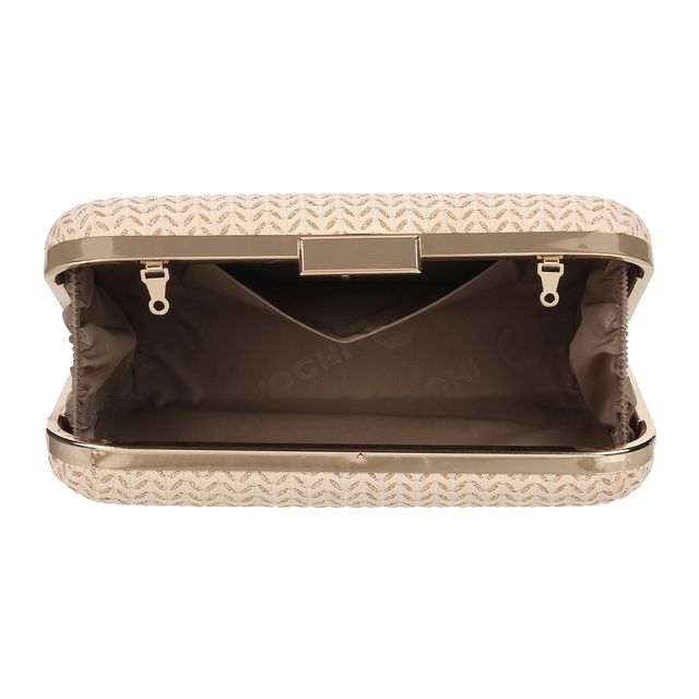 Mochi Women's Party Clutch | 38-8368-15 | Gold