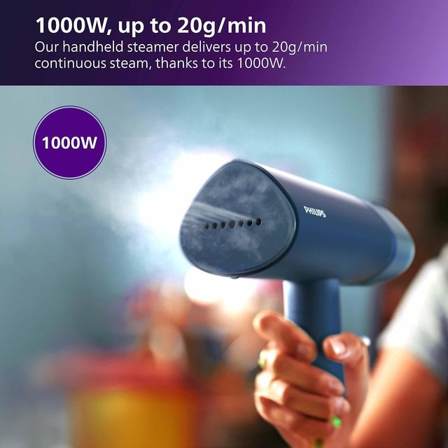 Philips Handheld Garment Steamer 1000 W Reno Small- Blue