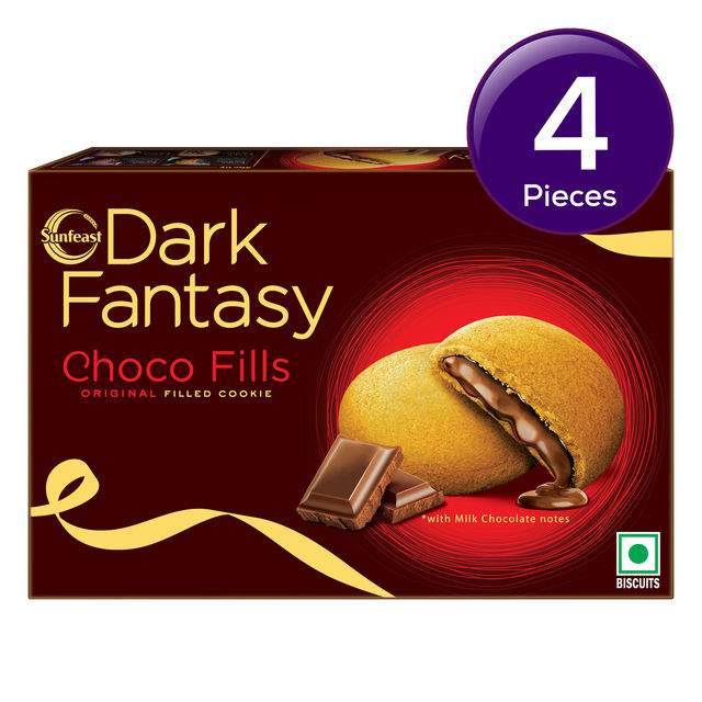 Sunfeast Dark Fantasy Choco Fills | Original Filled Cookies with Choco Crème | Perfect Snack 230 g Combo