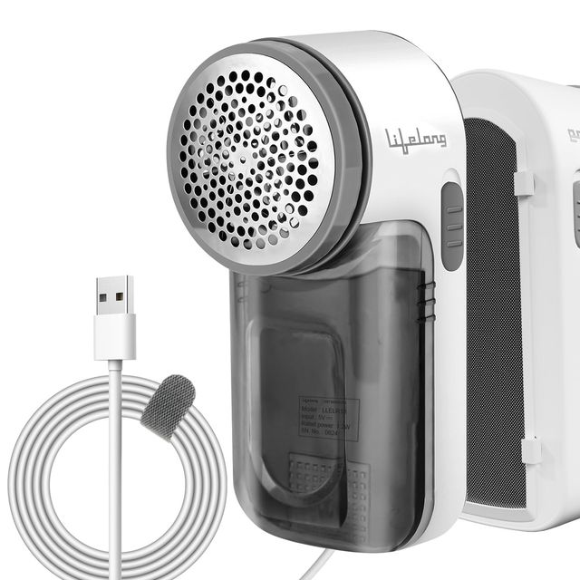 Lifelong 2-In-1 Lint Remover For Clothes With Brush With Long 2 Metre Usb Cable (Llelr18)