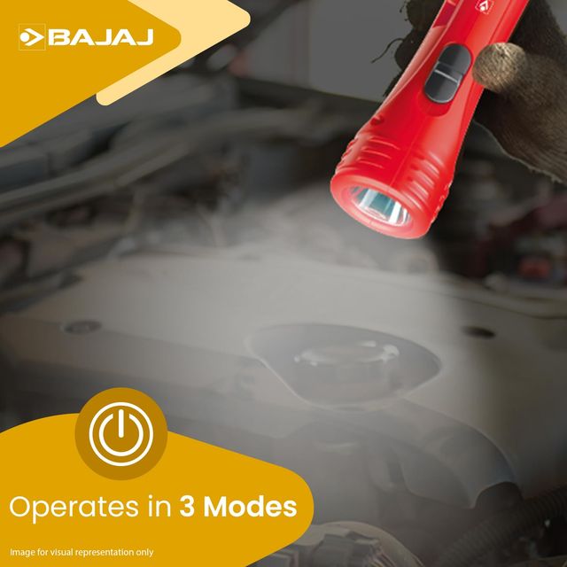Bajaj Raftaar Mini Led Rc Torch - Red